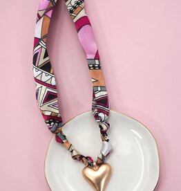 JOSSLYN Charm Scarf Necklace