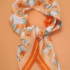 JOSSLYN Floral Print Bandana Scarf