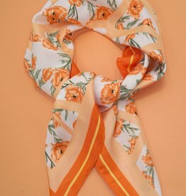 JOSSLYN Floral Print Bandana Scarf