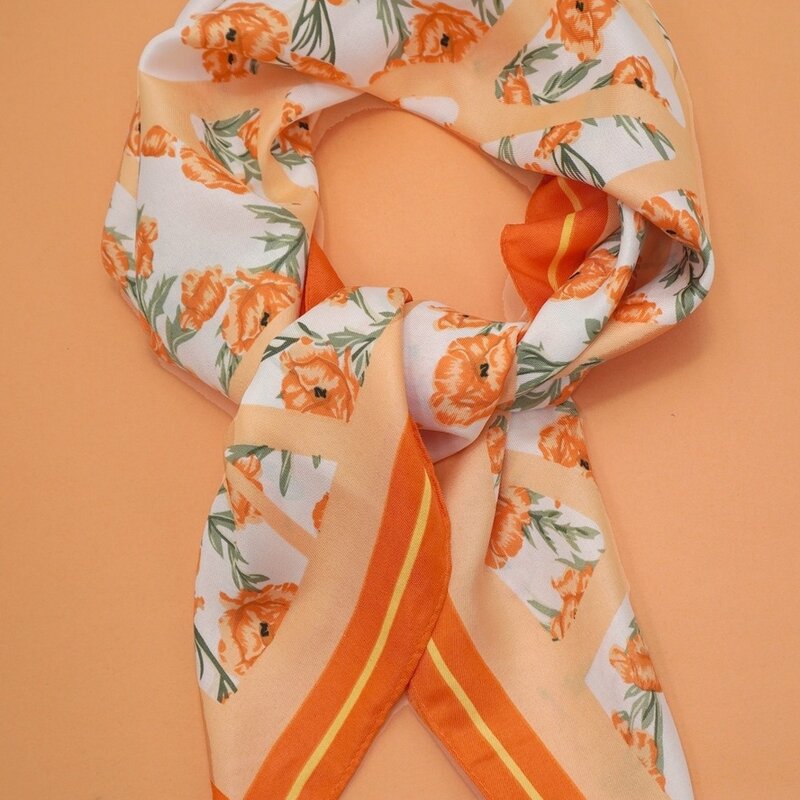 JOSSLYN Floral Print Bandana Scarf