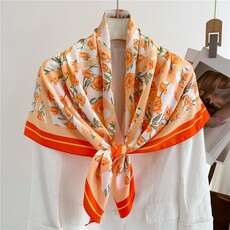 JOSSLYN Floral Print Bandana Scarf