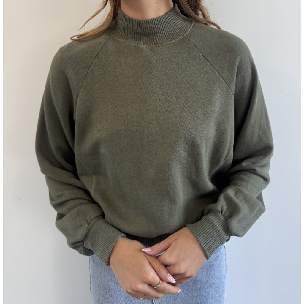 Project Social T Time to Chill Mock Neck Sweatshirt