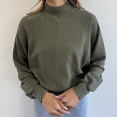 Project Social T Time to Chill Mock Neck Sweatshirt