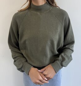 Project Social T Time to Chill Mock Neck Sweatshirt