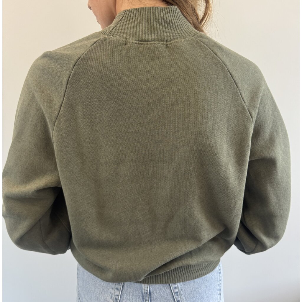 Project Social T Time to Chill Mock Neck Sweatshirt