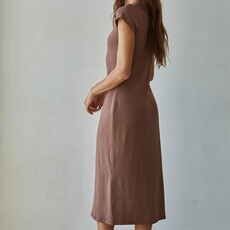 By Together Short Sleeve Bodycon Midi Dress