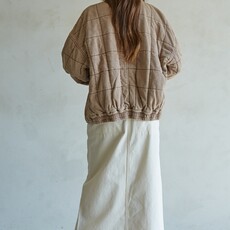 By Together Quilted Knit Mineral Washed Jacket