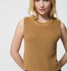 French Connection Mozart Crewneck-Camel