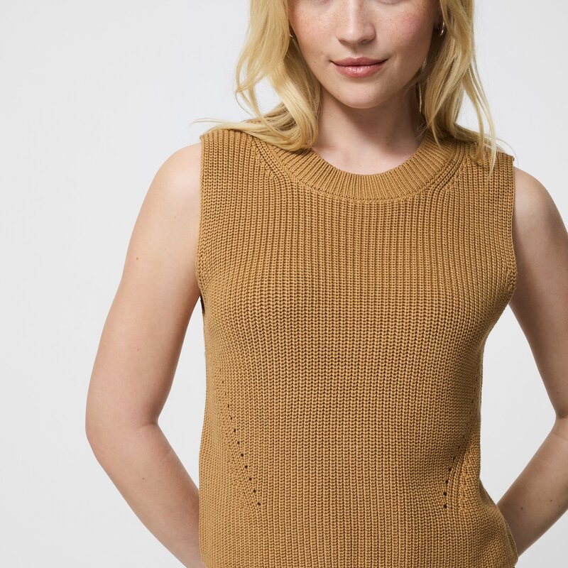 French Connection Mozart Crewneck-Camel