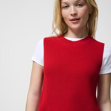 French Connection Mozart Crew Neck- Red