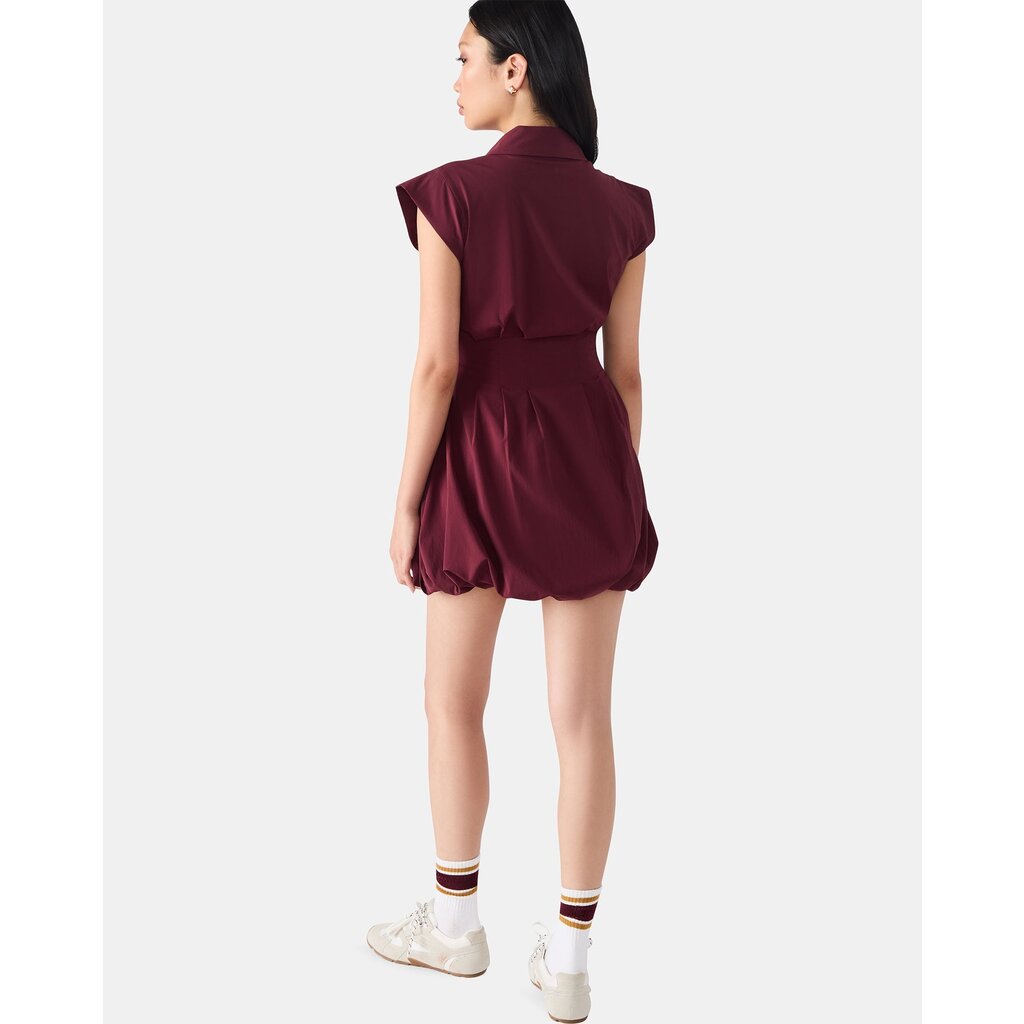 Steve Madden Dyanne Dress-Wine
