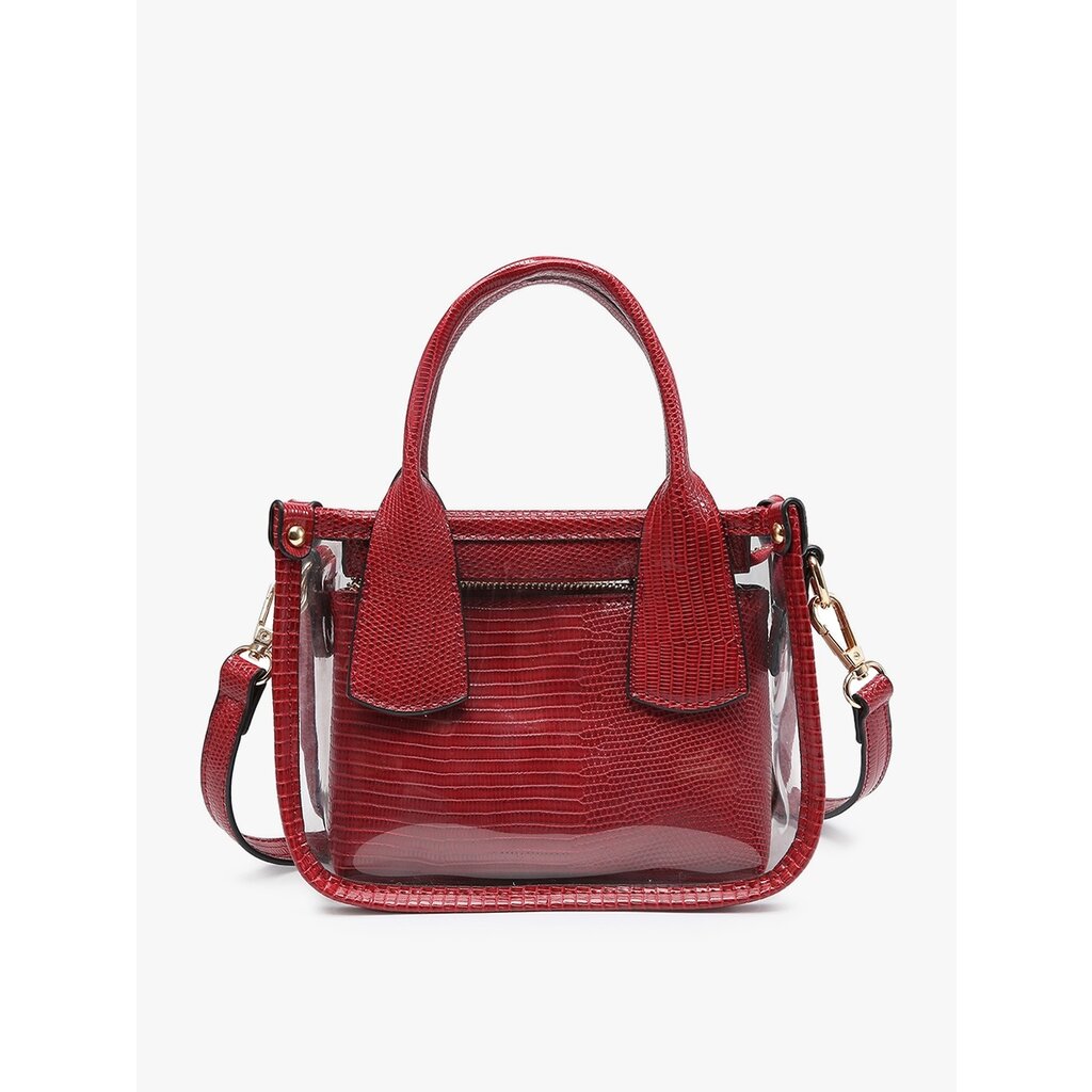 Jen & Co. Stacey Clear Satchel