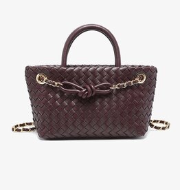 Jen & Co. Fallon Woven Satchel Bag
