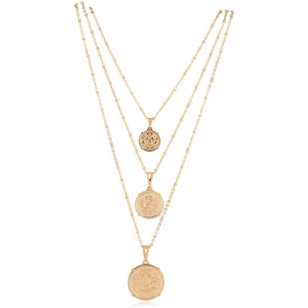 Sahira Emperor Coin Necklace 16"