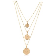 Sahira Emperor Coin Necklace 16"