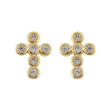 Sahira Mimi Mini Cross Earrings
