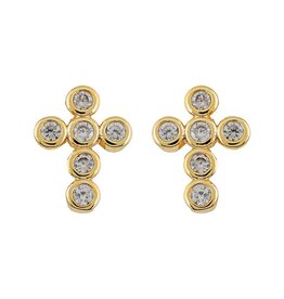 Sahira Mimi Mini Cross Earrings