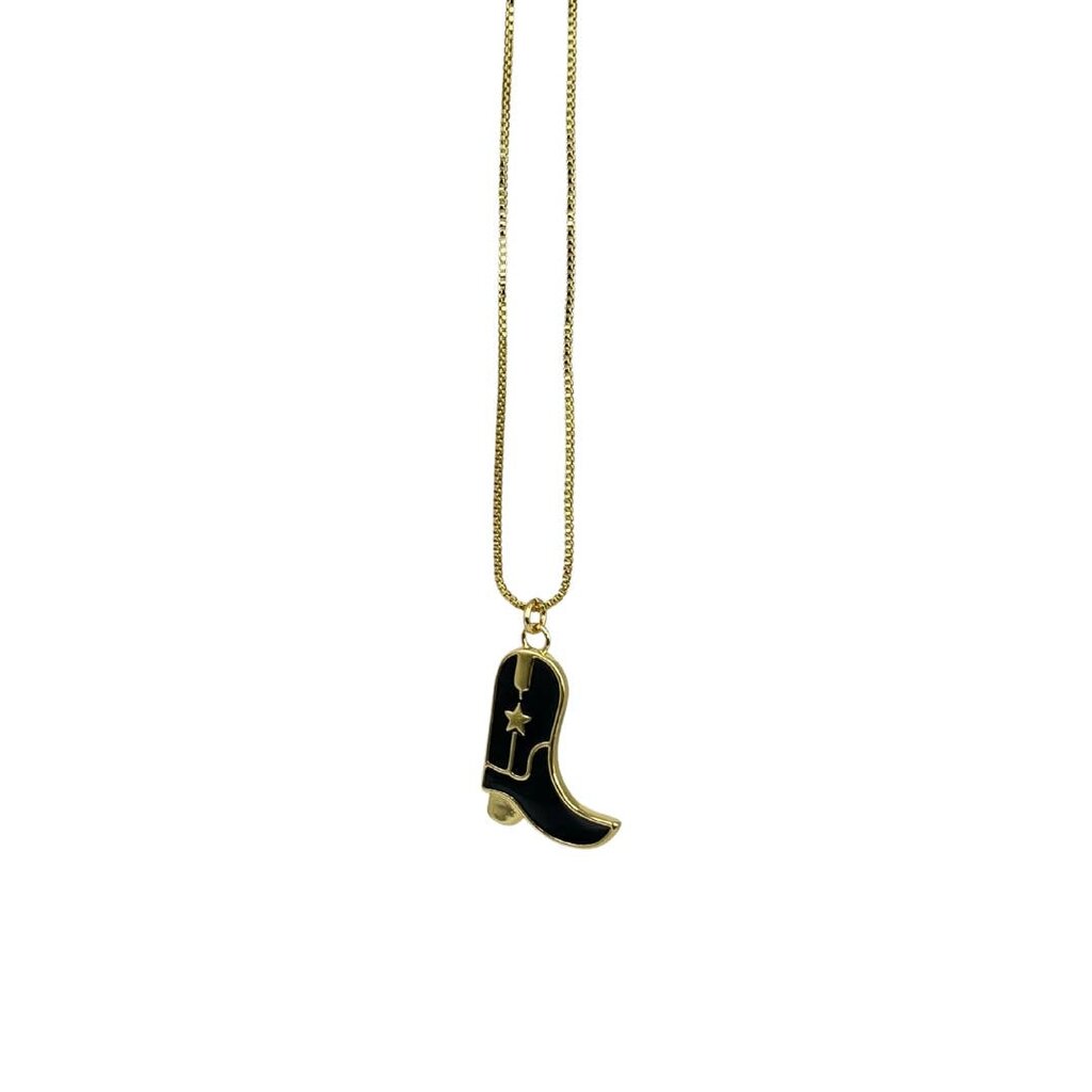 Sahira Cowboy Boot Necklace
