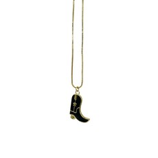 Sahira Cowboy Boot Necklace