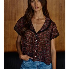By Together Floral Collared Top