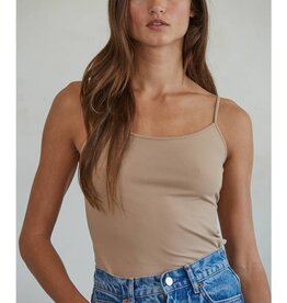 By Together Basic Full Length Cami- Almond