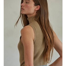 By Together Knit Turtleneck Pullover - Camel