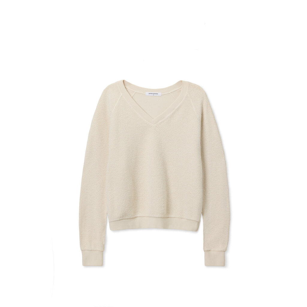 Perfect White Tee Zuri Reverse Fleece Sweatshirt
