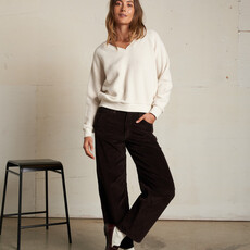 Perfect White Tee Zuri Reverse Fleece Sweatshirt
