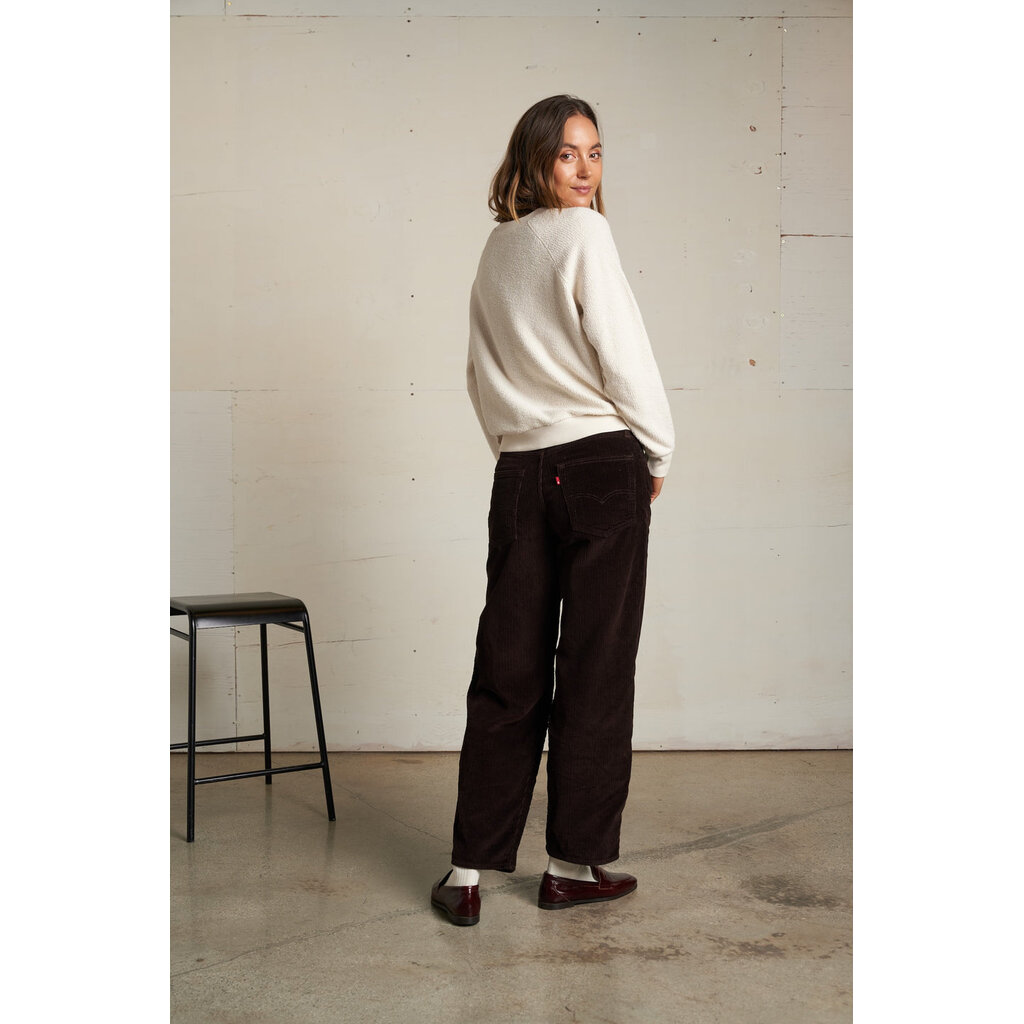 Perfect White Tee Zuri Reverse Fleece Sweatshirt
