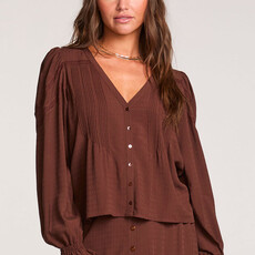Saltwater Luxe Lyrra Top-Chocolate Saltwater Luxe Lyrra Top-Chocolate