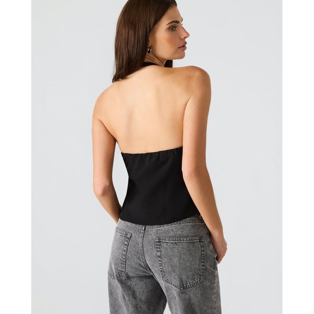 Steve Madden Juvia Top-Black