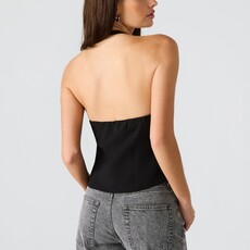 Steve Madden Juvia Top-Black