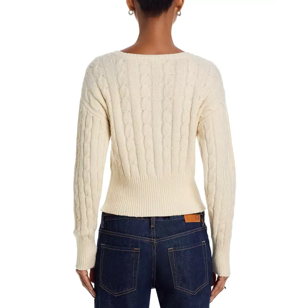 Steve Madden Saidee Cardigan-Cream