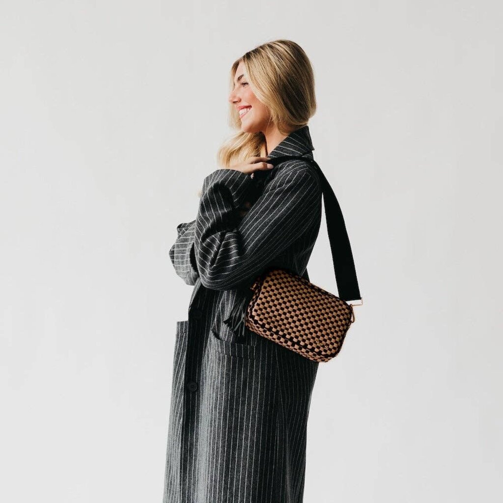 StyleLA Woven Willow Crossbody Bag