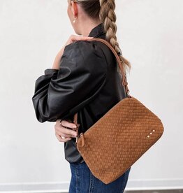 StyleLA Suede Harper Shoulder Bag