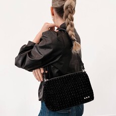 StyleLA Suede Harper Shoulder Bag
