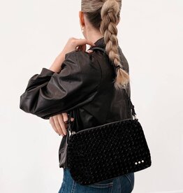 StyleLA Suede Harper Shoulder Bag