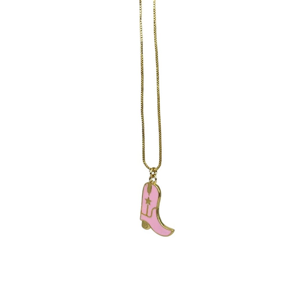 Sahira Cowboy Boot Necklace