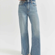 DAZE Far Out High Rise Wide Leg - Fools Gold