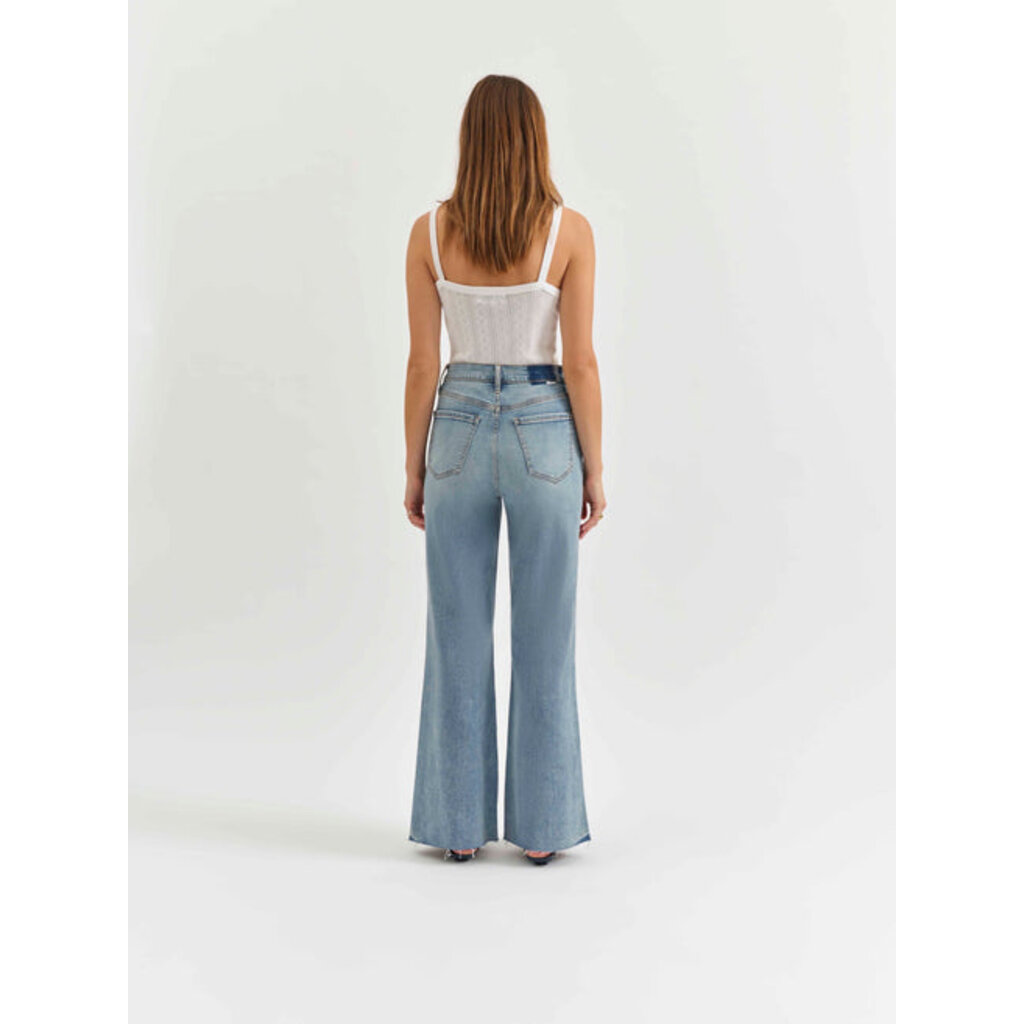 DAZE Far Out High Rise Wide Leg - Fools Gold