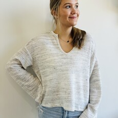 Project Social T Emery Seamed Cozy Notch Neck
