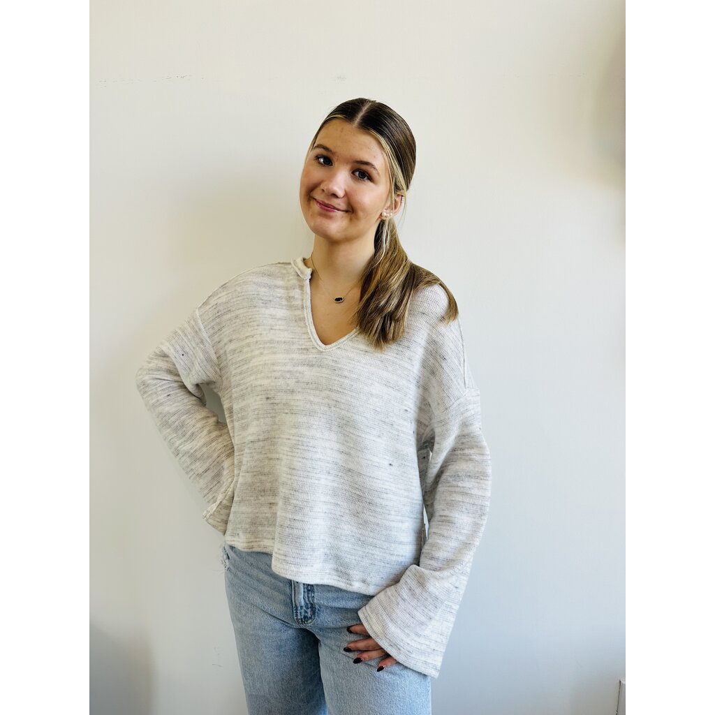 Project Social T Emery Seamed Cozy Notch Neck