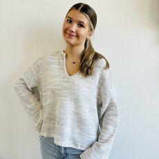 Project Social T Emery Seamed Cozy Notch Neck