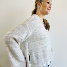 Project Social T Emery Seamed Cozy Notch Neck
