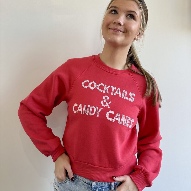 Project Social T Cocktails & Candy Canes Sweatshirt