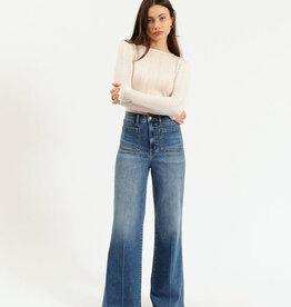 DAZE Far Out High Rise Wide Leg With Fashion Pocket