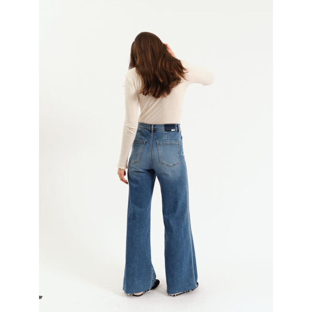 DAZE Far Out High Rise Wide Leg With Fashion Pocket