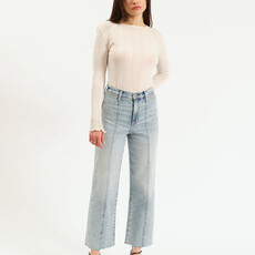 DAZE Pleaser High Rise Wide Ankle With Side Panel - Cupid