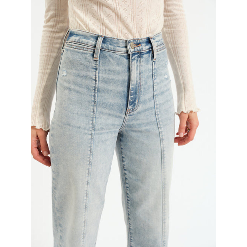 DAZE Pleaser High Rise Wide Ankle With Side Panel - Cupid