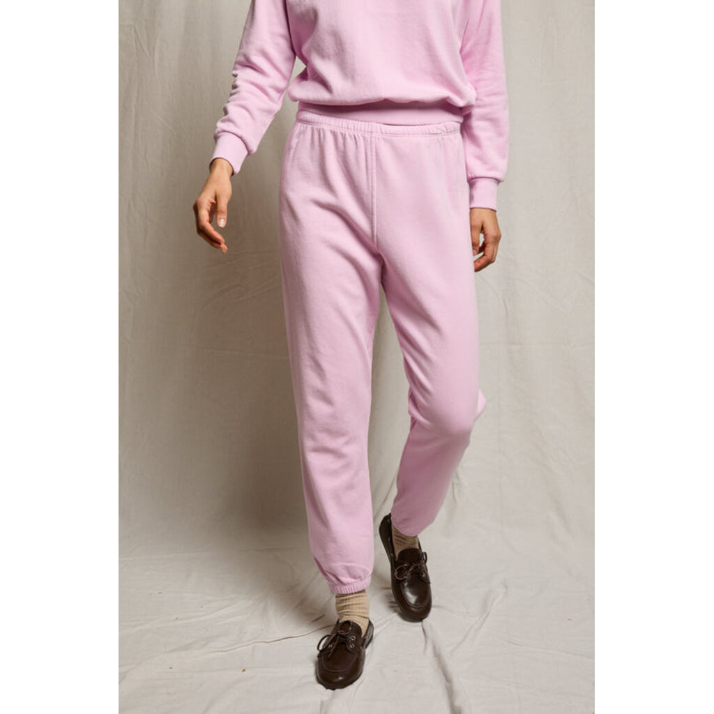 Perfect White Tee French Terry Easy Sweatpant-Sugar Pink